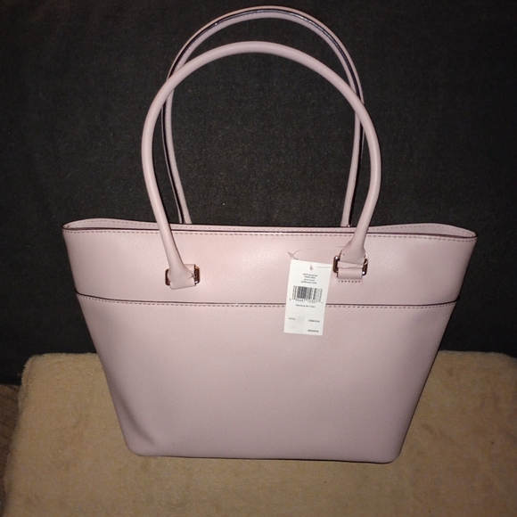 NWT Kate Spade New York | Pink Bonnet Margareta Grove Street Leather Tote - Picture 2 of 14